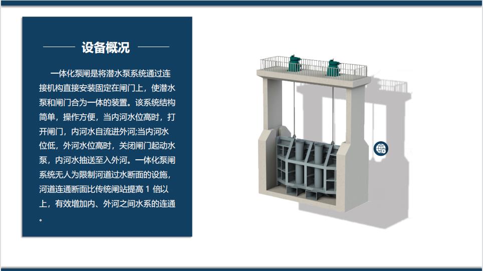 镇江潜水泵泵闸一体化泵闸