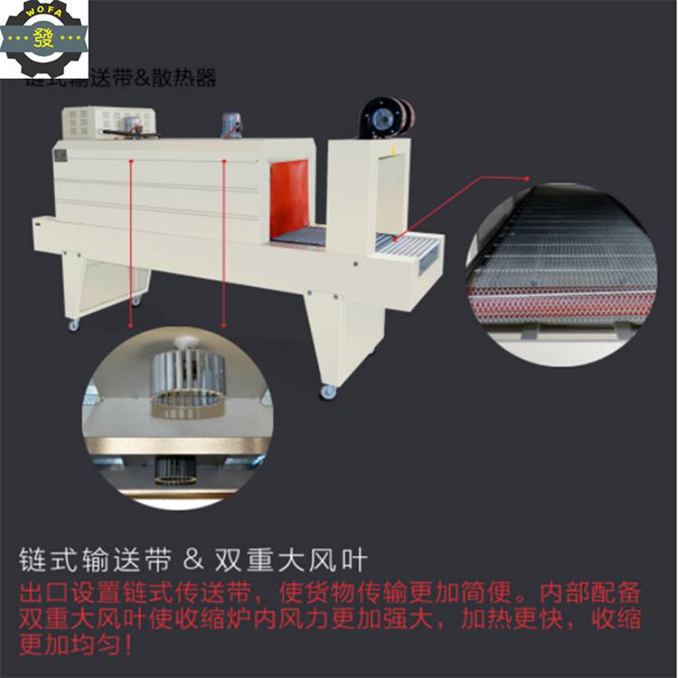 BSE5038型家用电器塑包机 滚筒式饮料热收缩包装机