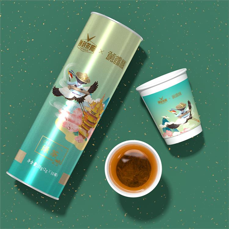 易泡茶代理 太原美靈寶杯茶廠家 紙杯帶茶葉
