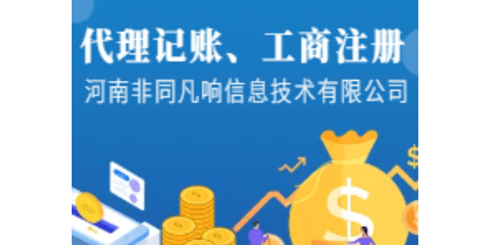 洛宁专业企业代理记账哪家专业,代理记账