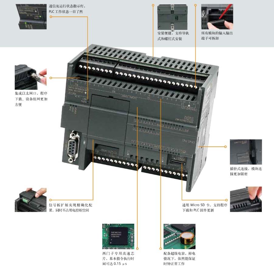 6ES7214-2AD23-0XB8西门子全系列S7-400模块