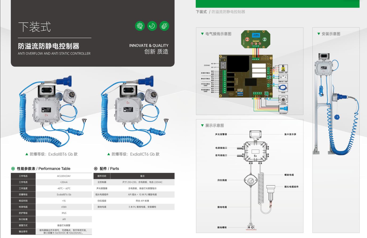 防静电防溢流控制器生产厂家厂家