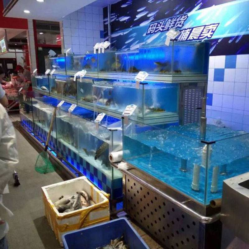 從化海鮮池廠家/廣州海鮮燒烤店定做魚池/免費咨詢