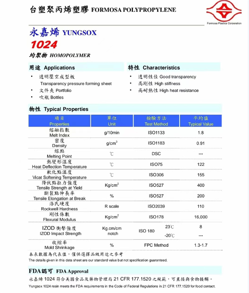 武汉PP闽台台塑1024