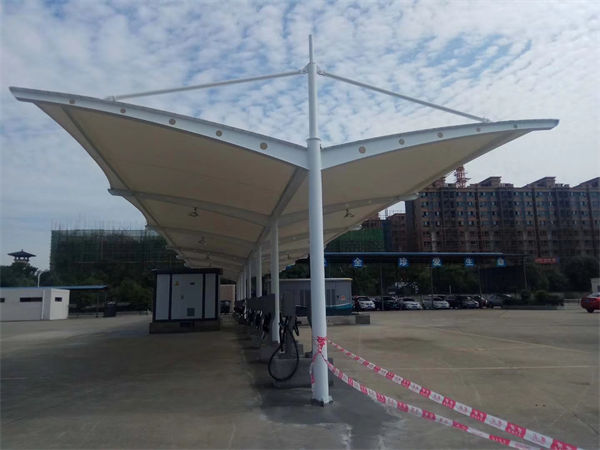 成都工廠膜結構車棚廠家