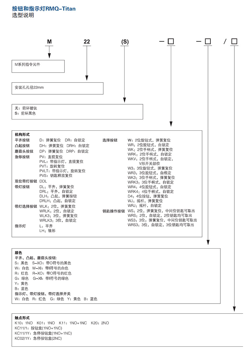 EATON伊顿M22-WRK/K10按钮和指示灯