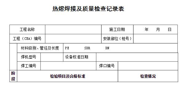 焊口检测报告