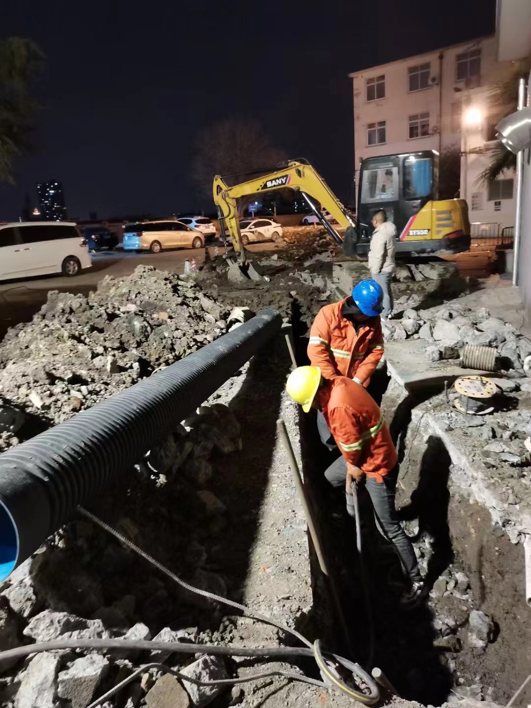 吴中区光福镇雨水管道成像检测