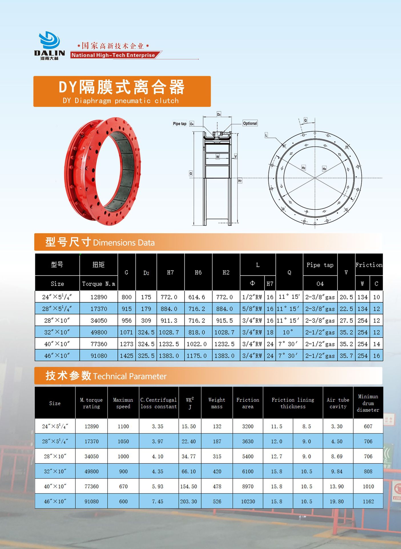 大连包装设备通风离合器