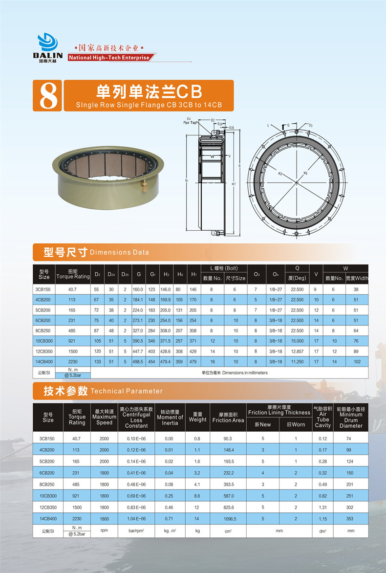 大连包装设备通风离合器