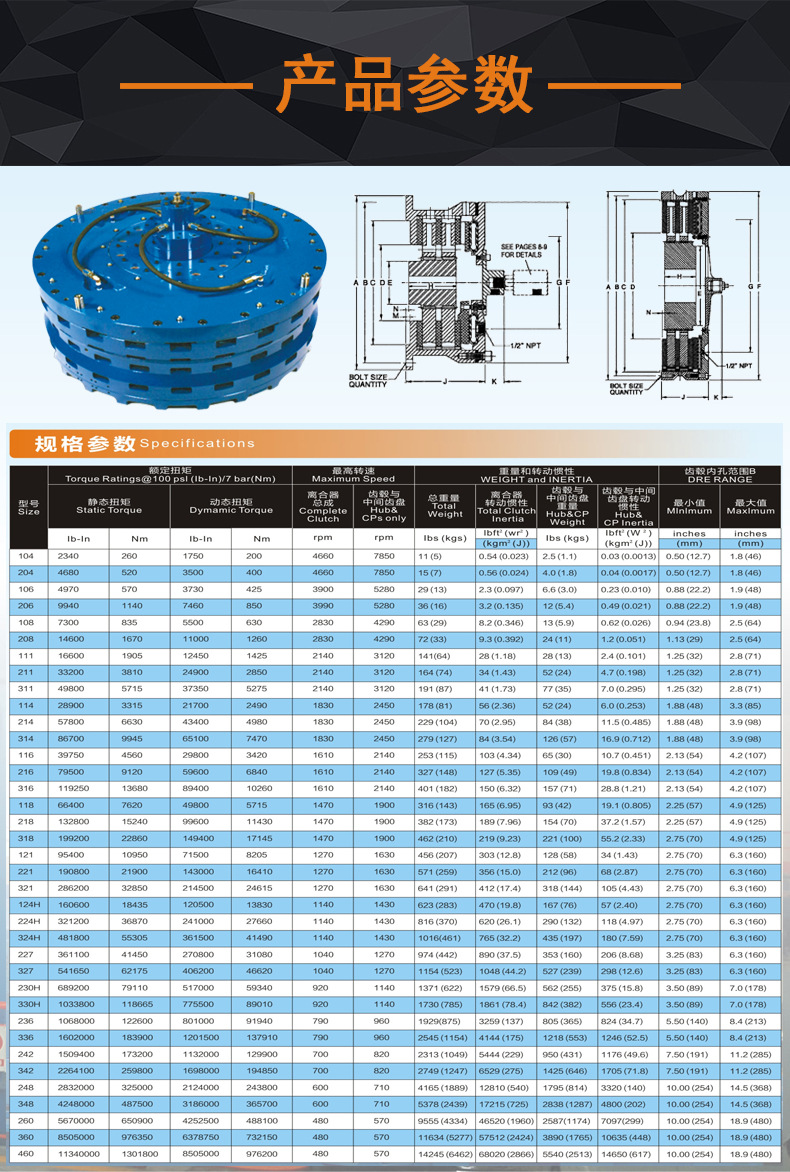 东营剪板机通风离合器