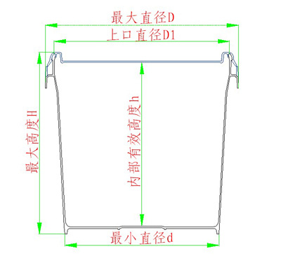 涂料桶模具