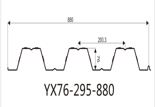 無(wú)錫新世杰供應(yīng)YX76-295-880-300-1型號(hào)鍍鋅開(kāi)口鋼承板-1