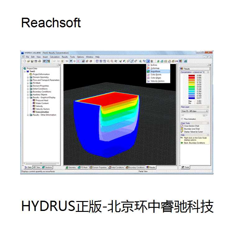 北京HYDRUS水流模拟界面