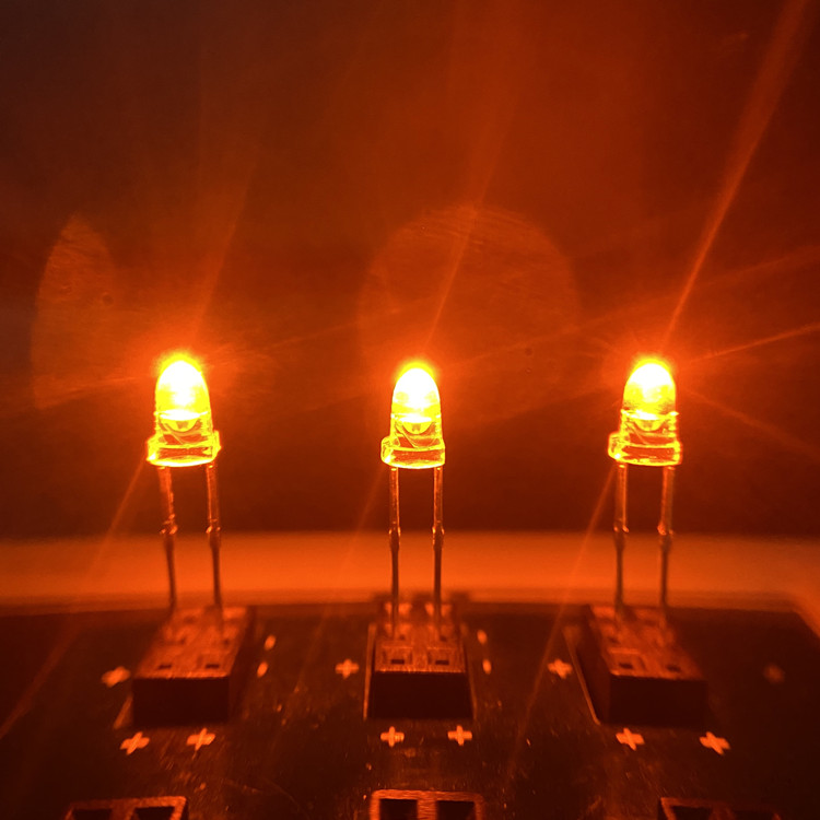 中山F3子彈頭紅光 LED燈珠 高亮度