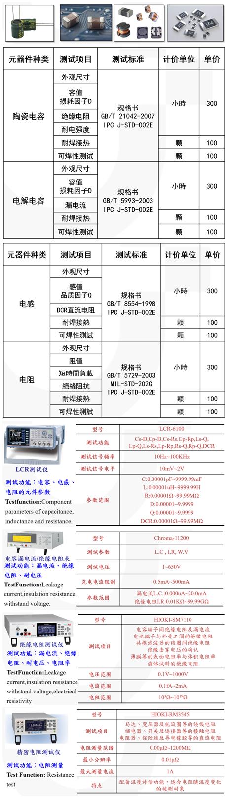 厦门塑封器件声扫测试