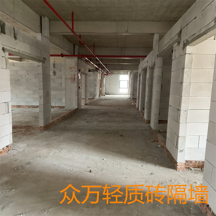 深圳加气块隔墙施工队 施工安装