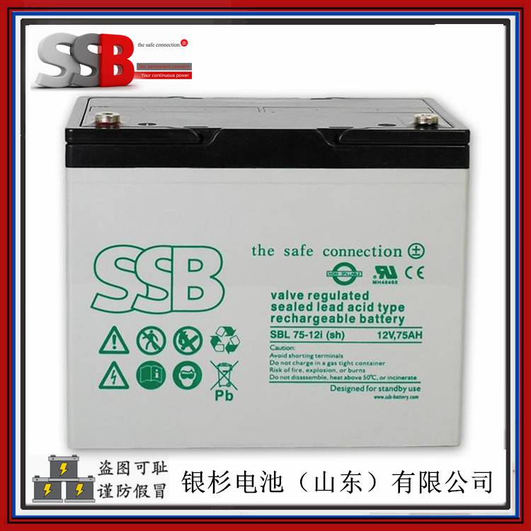 原裝 德國SSB蓄電池SBL65-12i電訊設施應急系統用12V-65Ah鉛酸儲能電池