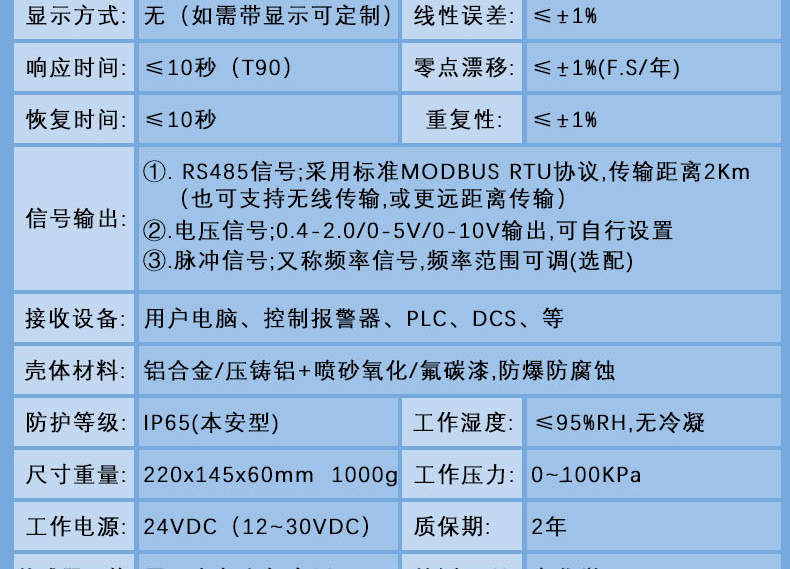 大气监测设备型号