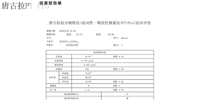 北京药物粉体综合特性测试仪经销商,粉体综合特性测试仪