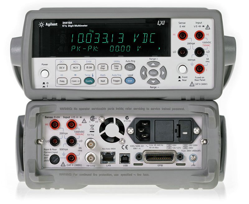 keysight 34410A 满足实验室使用6 1/2 位高性能数字万用表