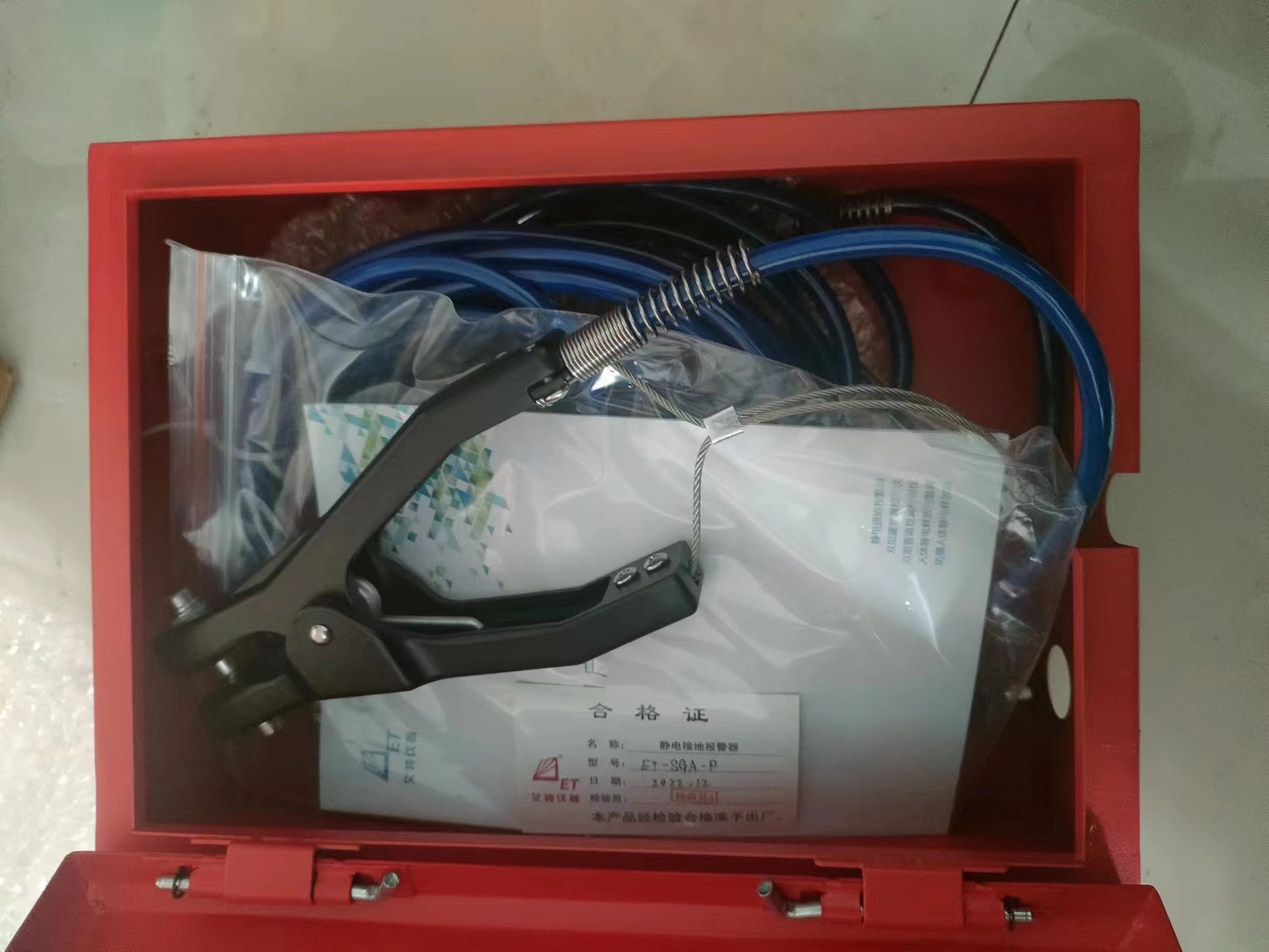 青島艾特ET-SGA-P新款靜電接地報(bào)警器