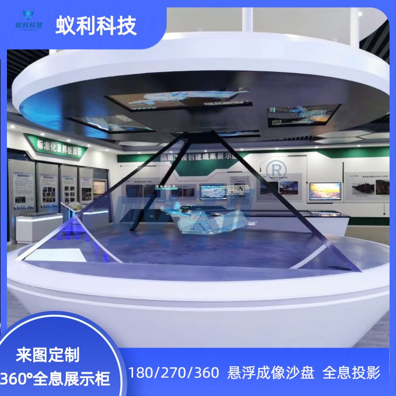 裸眼全息虚拟投影技术介绍，全息3d显示技术，全息展示柜