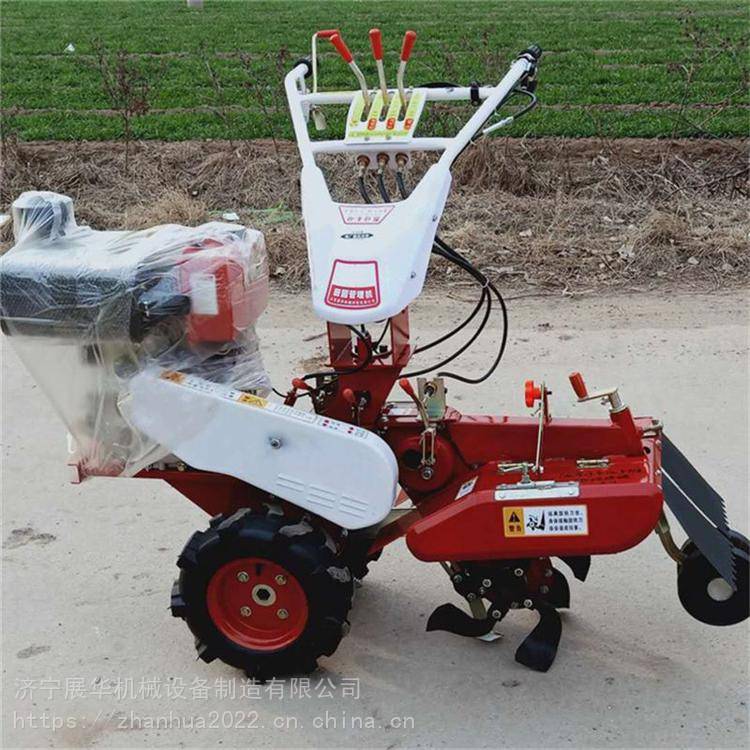 柞水快慢檔開溝培土機 手推起壟機 多功能大姜開溝機