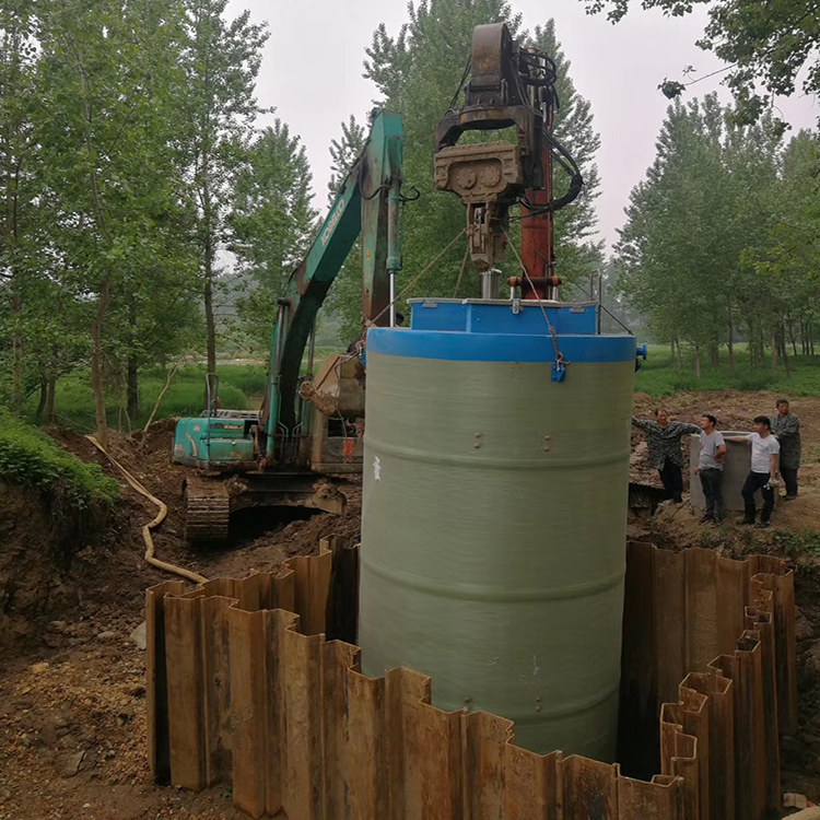 雨污提升預制泵站代理 提升泵站 玻璃鋼
