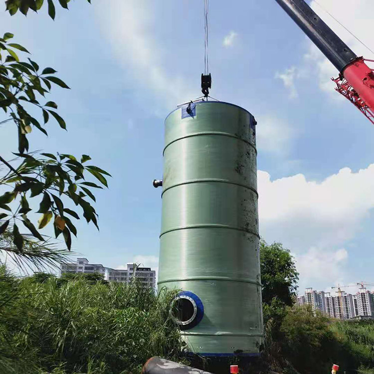 树脂混凝土 预制泵站 济南机场预制泵站厂家