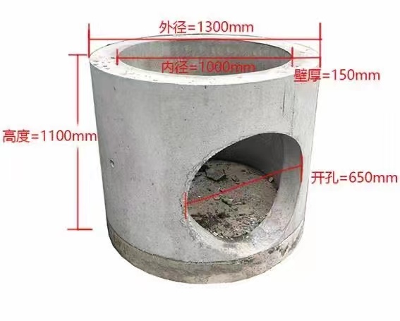 专业混凝土检查井定制 水泥预制 南桦建材水泥制品