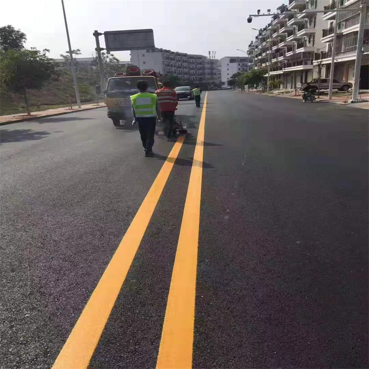 深圳小区道路划线