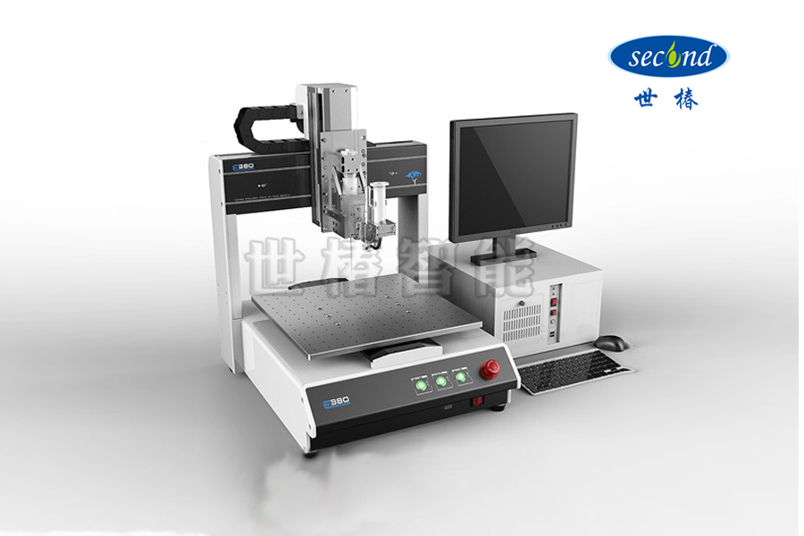 世椿悬臂式在线式点胶平台——用于汽车连接器点胶的精密点胶平台