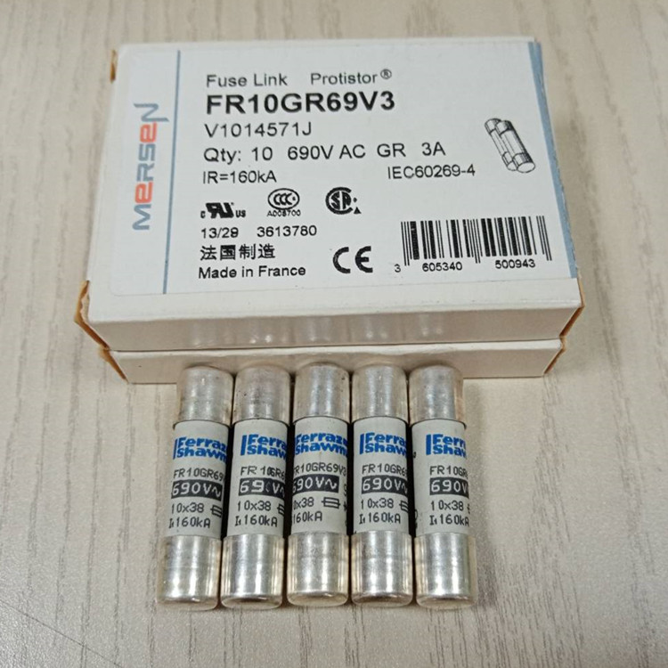 FERRAZSHAWMUT熔断器FR10GR69V2.5深圳发货快