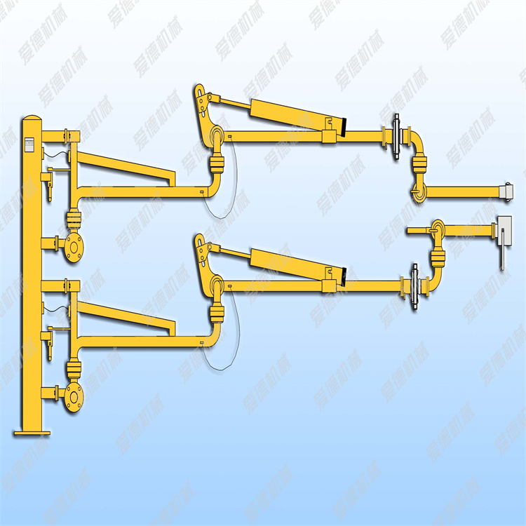 鷹潭底部裝卸鶴管 能夠有效地防止氣體泄漏