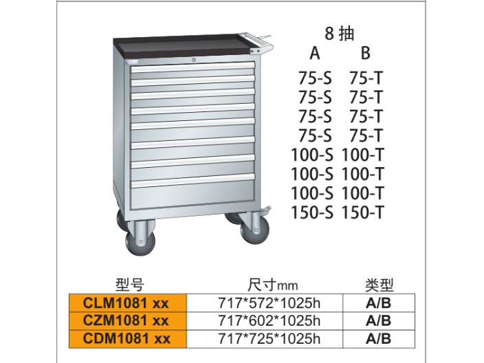 上海百叶挂板工具柜 冠久工业供应