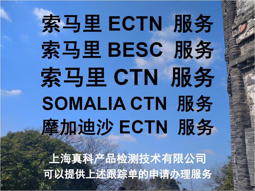 索馬里BESC貨物跟蹤單是如何辦理的