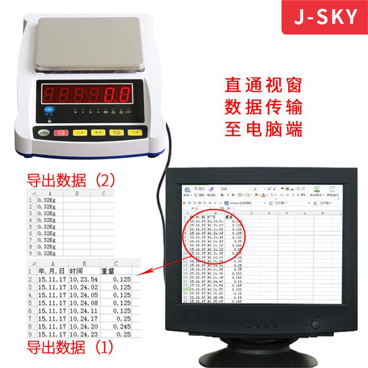 上海30分鐘保存一次數值的智能電子天平批發 性能穩定