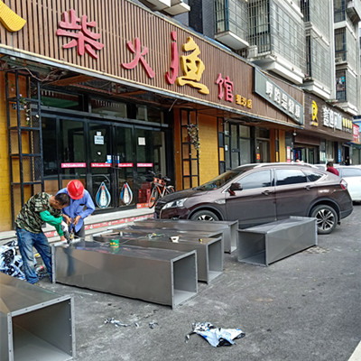 排煙管道 合肥汽車烤漆房管道制作安裝 安裝