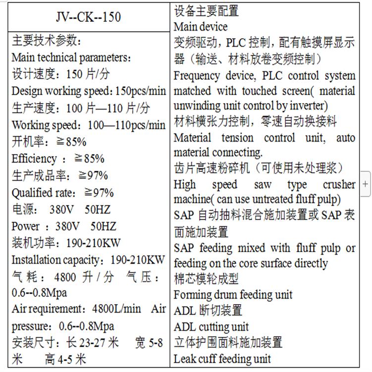 石家庄成人纸尿裤机械设备