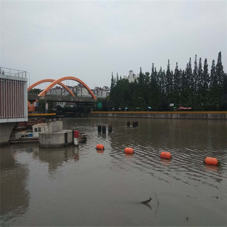 LLDPE浮筒浮標廠家 河道口禁航警示線浮排