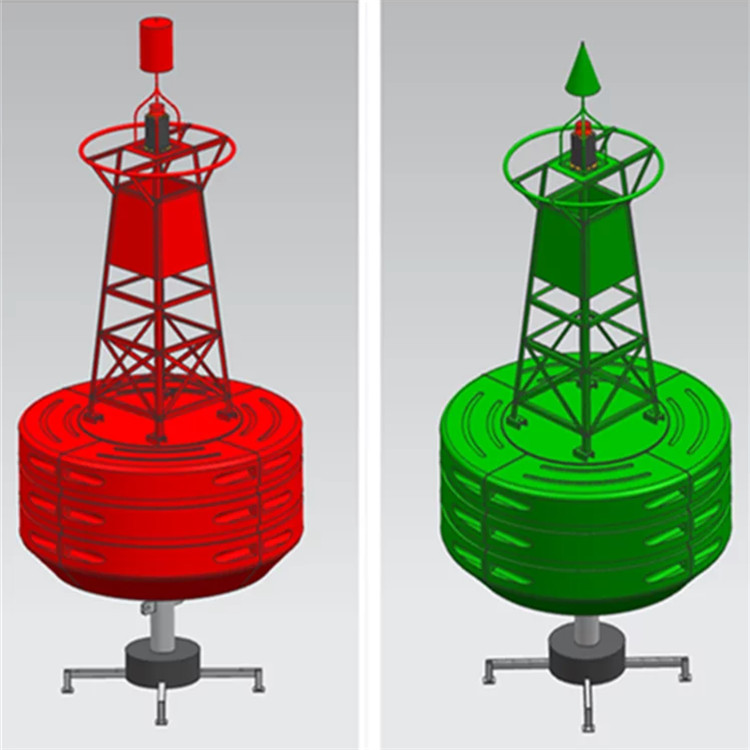 内河湖面航道侧面标 直径1.8米适合水深10到15米的塑料浮标