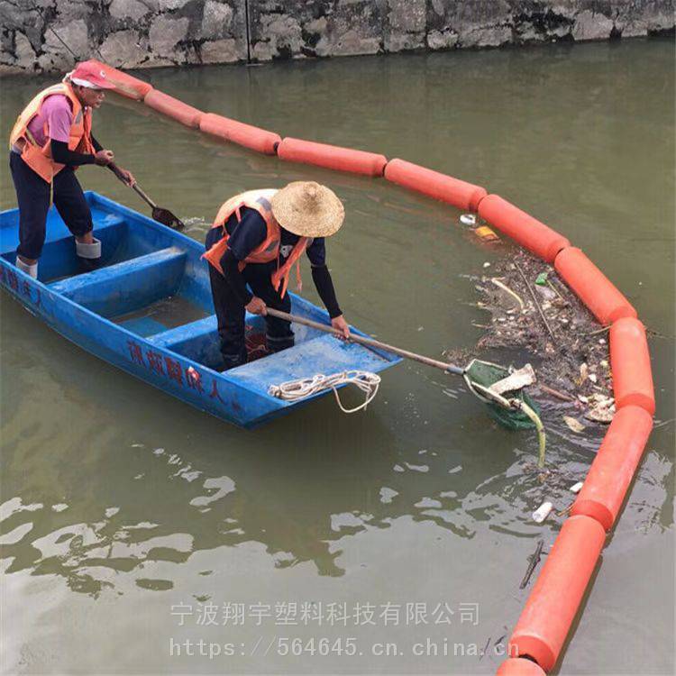 水庫漂浮樹枝垃圾攔擋漂排 聚乙烯材質塑料浮筒