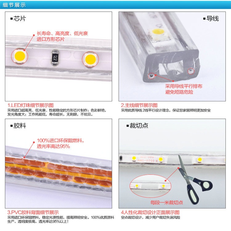 山东硅胶led灯带价格