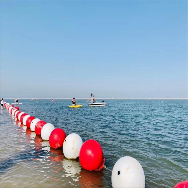 球形水面圍隔離浮漂 海水公園圍欄警示浮子