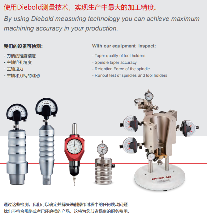 德國戴博Diebold主軸拉力計BT40 HSK-A63