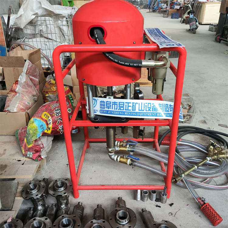 2ZBQS20/10型礦用氣動雙液注漿泵 性能穩定風動注漿機 體積小注漿裝置 操作靈活封孔注漿泵