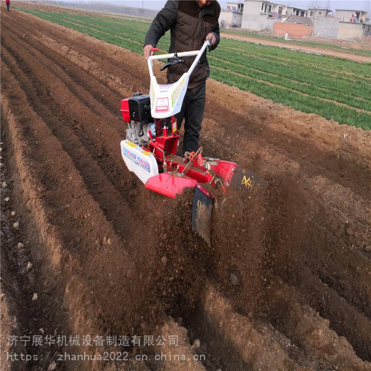 地膜盖土小型开沟机 棚边埋土开沟机 轻便好用开沟培土机