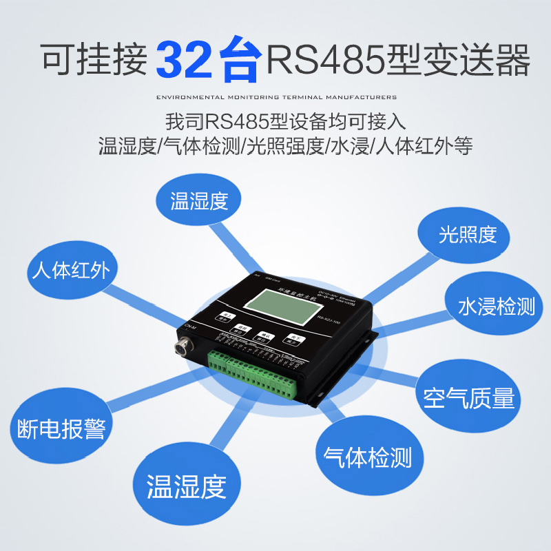 动环监控系统档案室机房动力环境漏水烟雾空调UPS远程报警主机