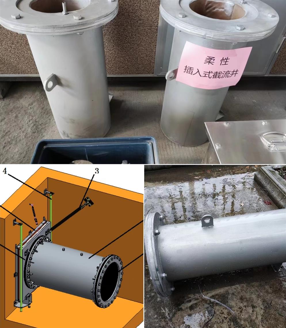 成都截流井柔性气动截流装置可就地远程控制